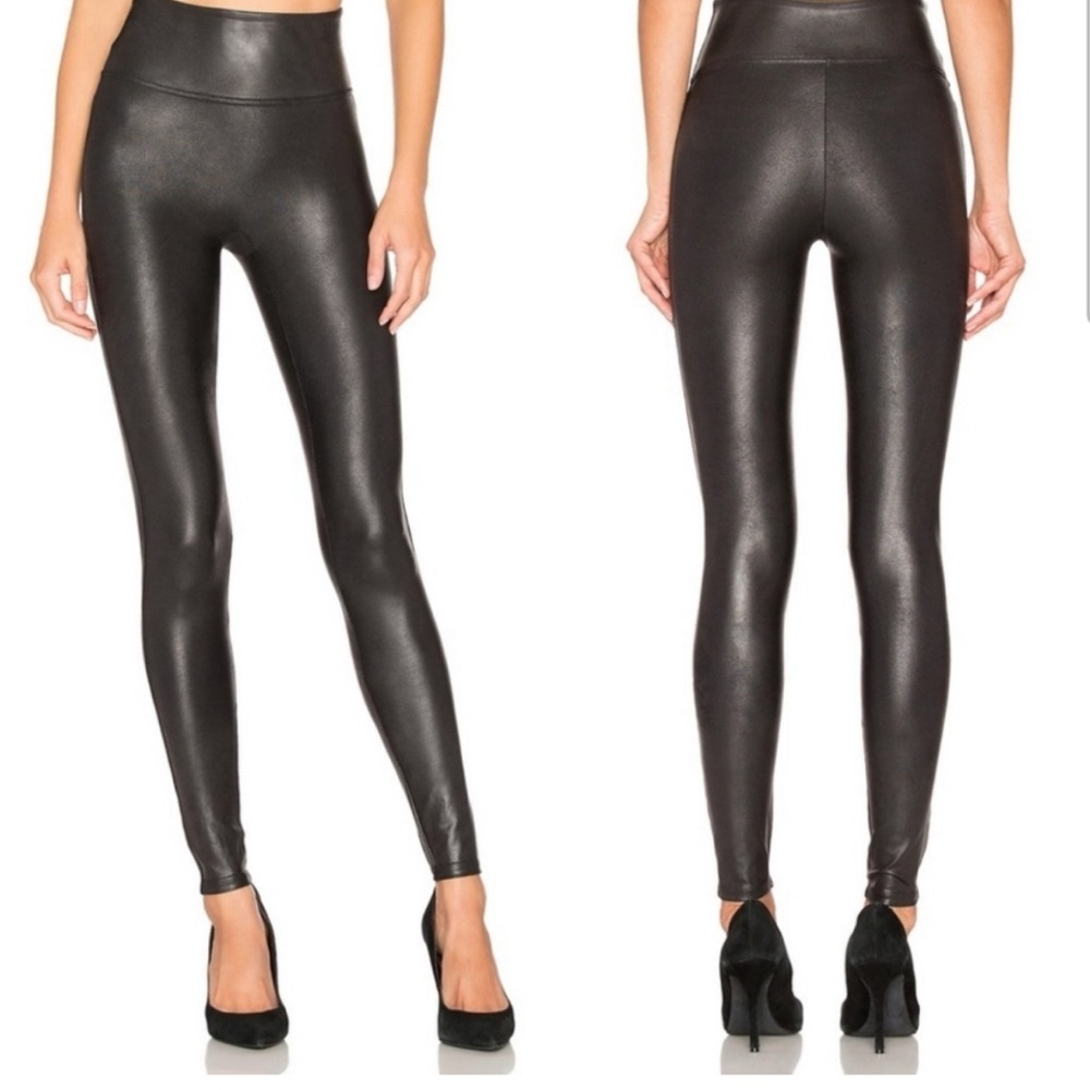 SPANX Faux Leather Leggings